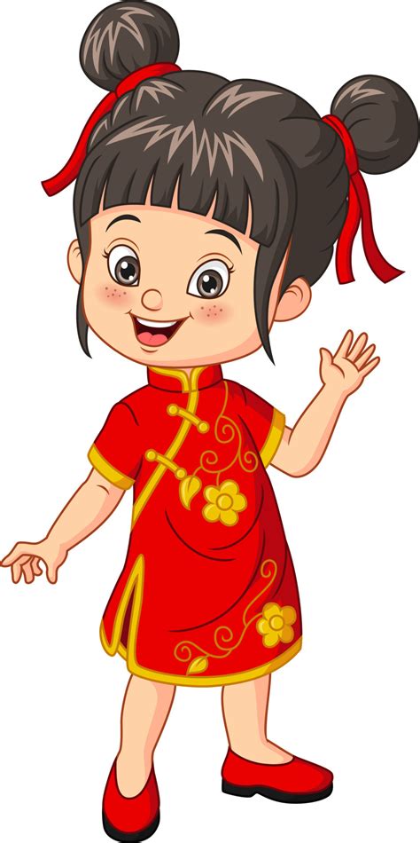 chinese girl cartoon.